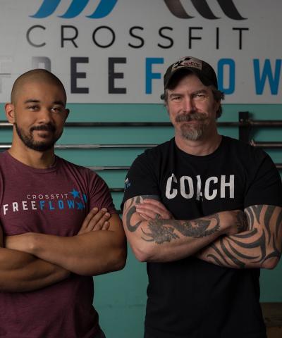 CrossFit Freeflow Owners (Josh, left; Jimmy, right)